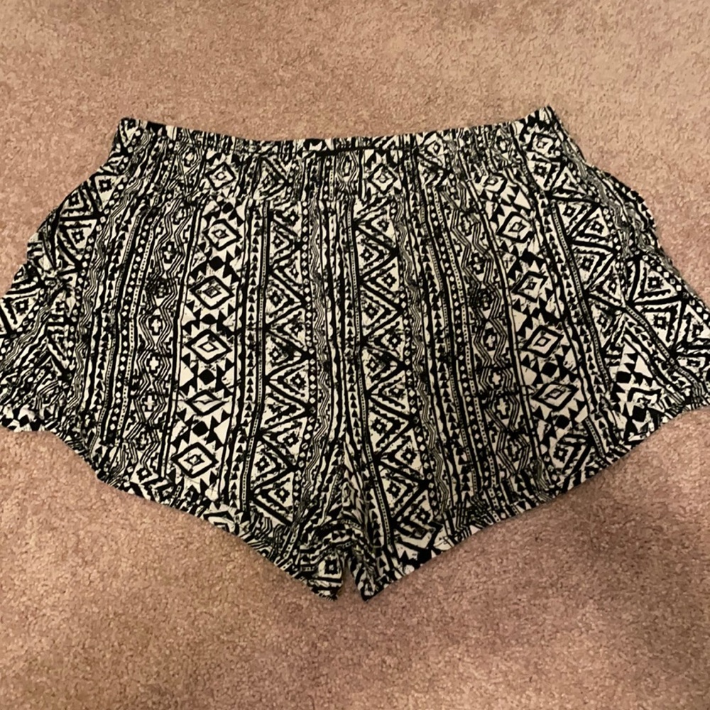 Tribal fabric shorts